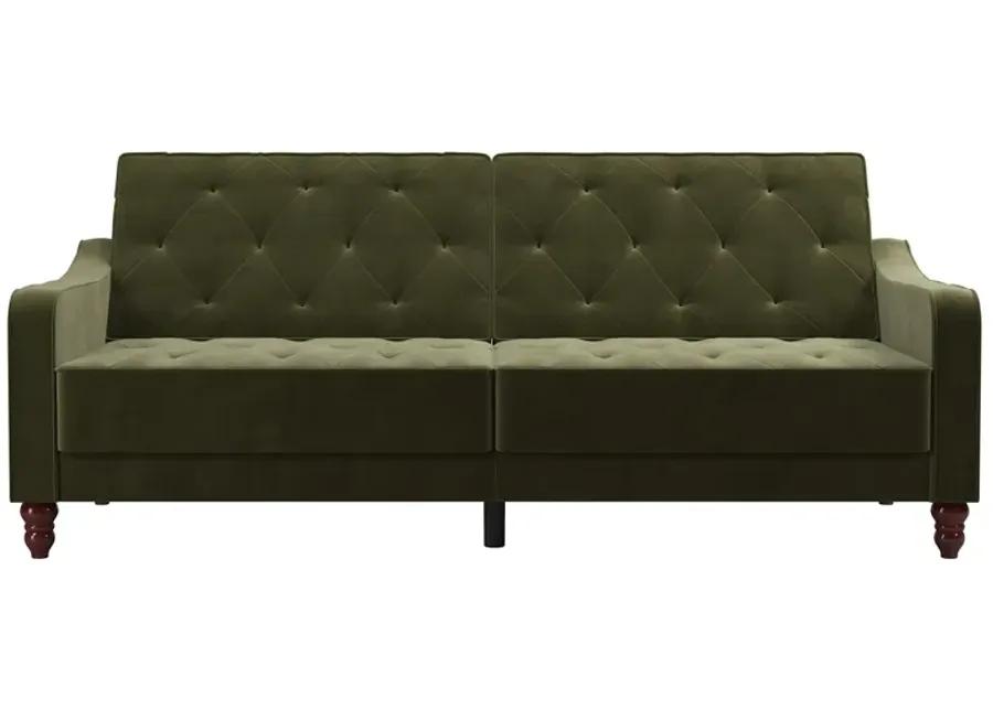 Vintage Tufted Split Back Futon