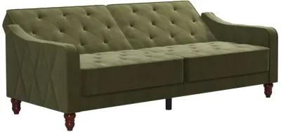 Vintage Tufted Split Back Futon