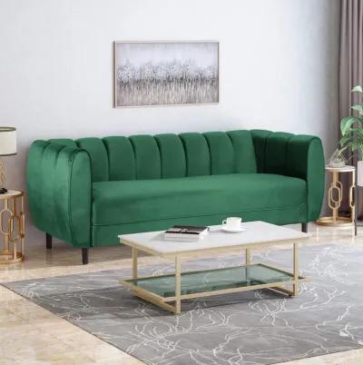 Merax Velvet 3-Seater Sofa