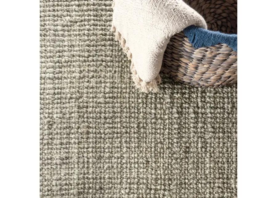 Pata Hand Woven Chunky Jute Natural 2 ft. x 10 ft. Runner Rug