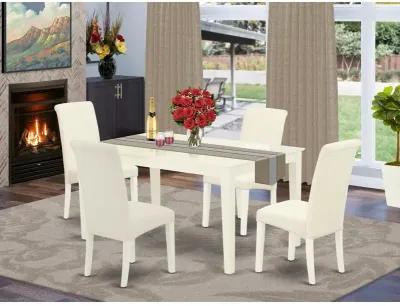 Dining Room Set Linen White