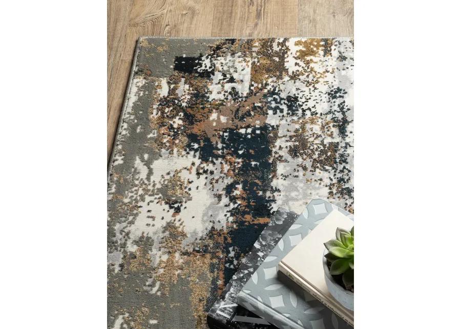 Bowen 5'3" x 7'6" Grey Rug