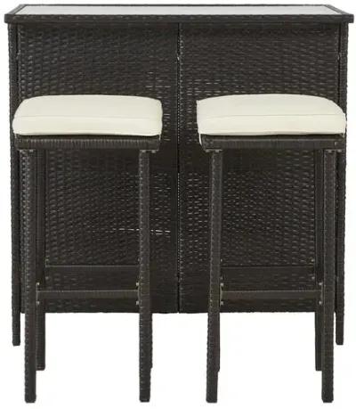 Bar (3 Piece Set- Bar & 2 Stools)