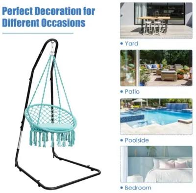 Hivvago Adjustable Hammock Chair Stand Steel Frame