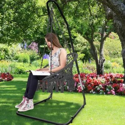 Hivvago Adjustable Hammock Chair Stand Steel Frame