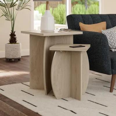 Voler Set of 2 Minimalist Nesting End Tables