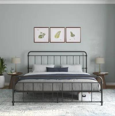 Wyn Metal Black Bed