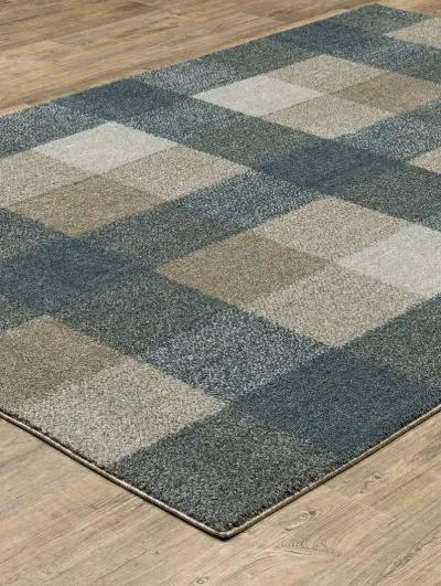 Alton 6'7" x 9'6" Blue Rug