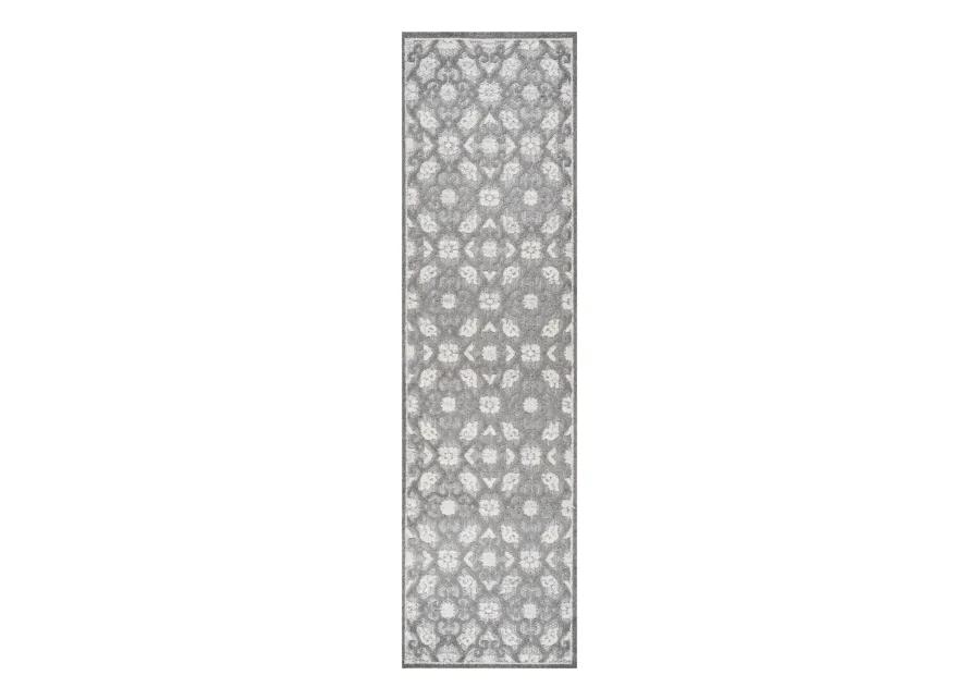 Gallia Tile Trellis High-Low Indoor/Outdoor Area Rug