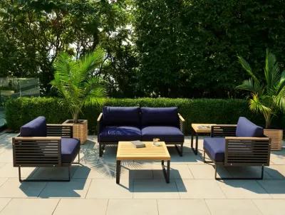 Monterey 4 Seater Outdoor Conversation Set with Coffee Table & Side Table