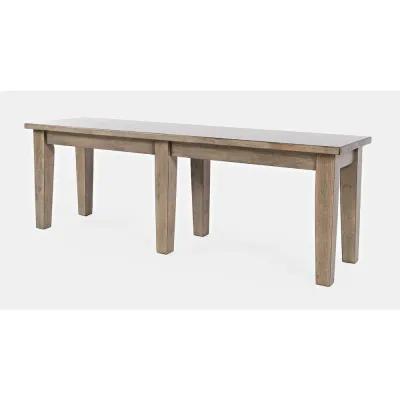 Jofran Prescott Park Modern Contemporary 52'' Solid Wood Dining Bench