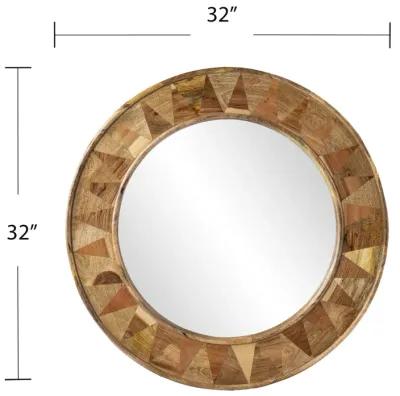 Edensor Round Decorative Mirror