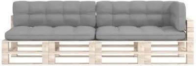 vidaXL Pallet Sofa Cushions 5 pcs Gray