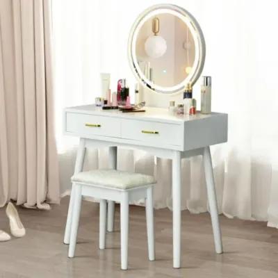 Vanity Dressing Table Set with 3 Lighting Modes