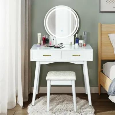 Vanity Dressing Table Set with 3 Lighting Modes