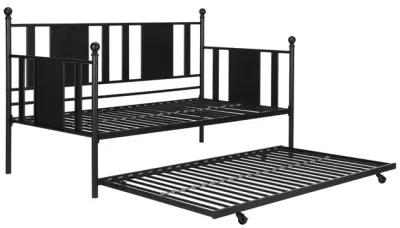 Lula Metal Full Daybed with Twin Trundle