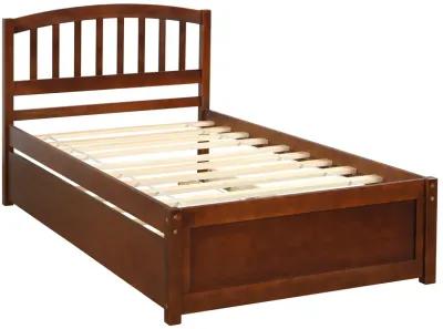 Merax Platform Bed Frame with Trundle