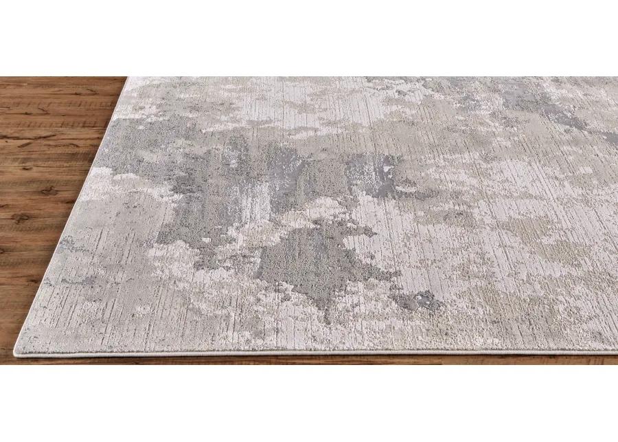 Prasad 3970F Ivory/Gray 2'10" x 7'10" Rug