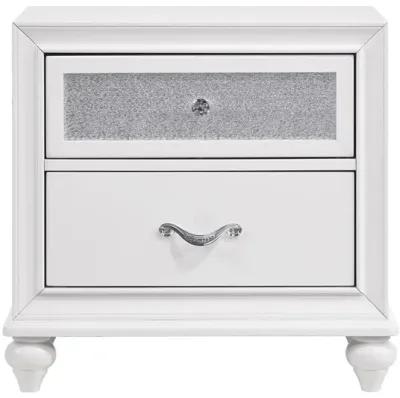 Coaster Barzini Nightstand, White