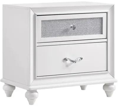 Coaster Barzini Nightstand, White