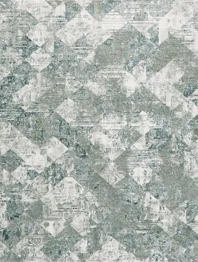 Atwell 3868F Green/Ivory 3' x 8' Rug