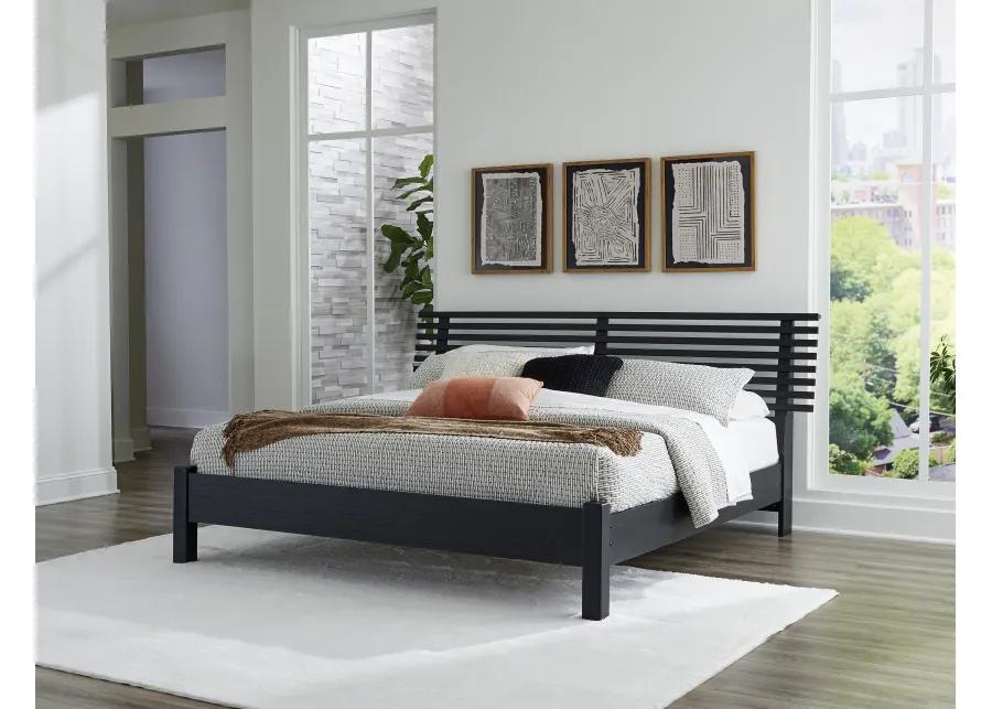 Danziar Queen Slat Panel Bed