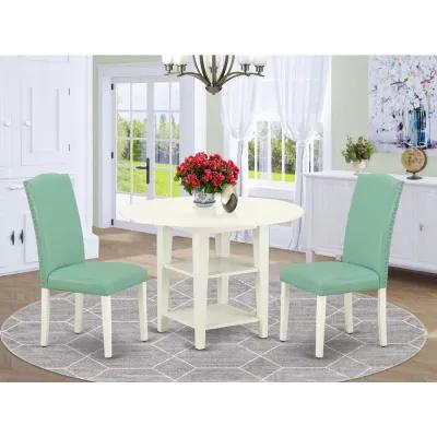 Dining Room Set Linen White