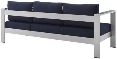 Modway - Shore Sunbrella® Fabric Aluminum Outdoor Patio Sofa