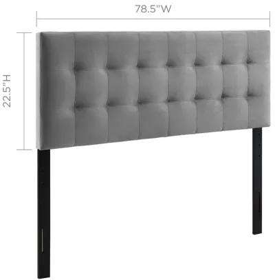 Modway - Lily King Biscuit Tufted Performance Velvet Headboard