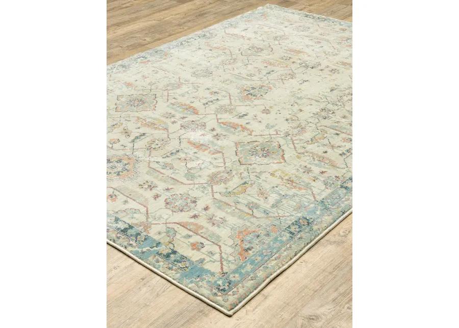 Xanadu 3'10" x 5'5" Beige Rug