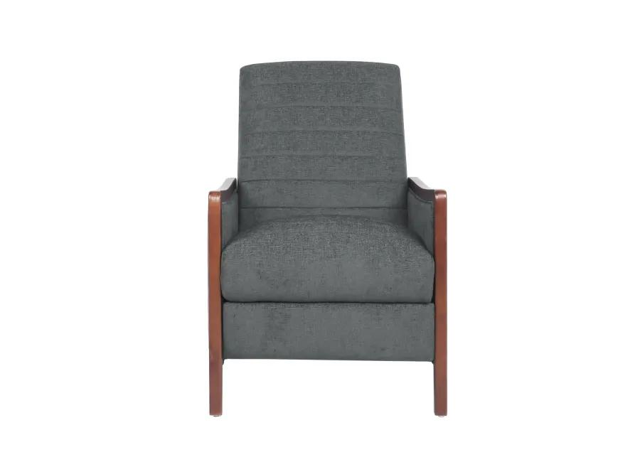 Merax Mid Century Modern Fabric Channel Stitch Recliner