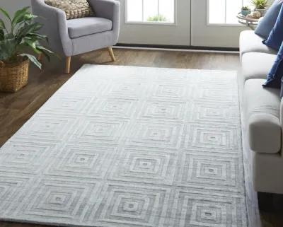 Redford 8670F White/Silver 5' x 8' Rug