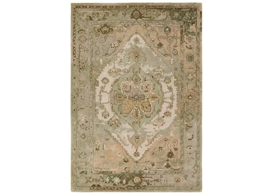 Citrine Raisa Green 9' x 12' Rug