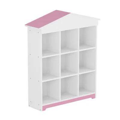 Merax House-shaped Storage Rack Kids Bookcase