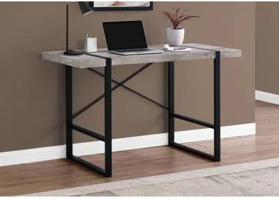 Monarch Specialties I 7315 Computer Desk, Home Office, Laptop, 48"L, Work, Metal, Laminate, Beige, Black, Contemporary, Modern