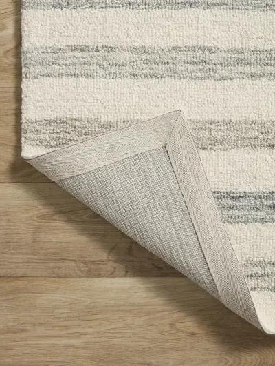 Chris CHR05 Ivory/Slate 3'6" x 5'6" Rug