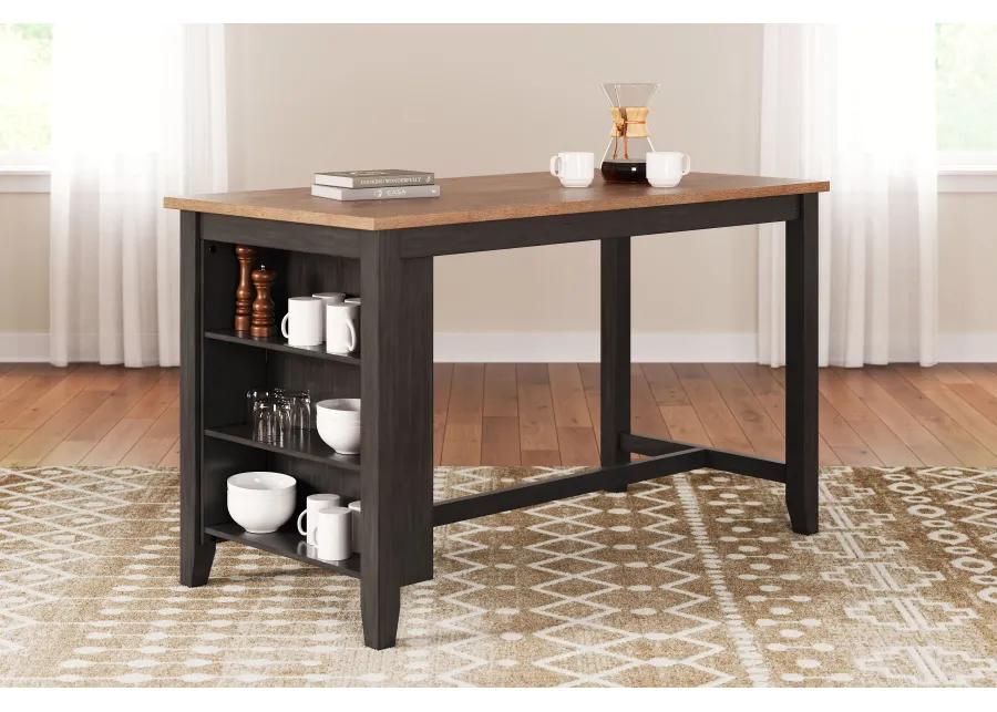 Gesthaven Counter Height Dining Table- Brown