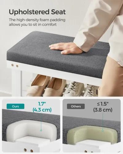 Storage Bench with Cushion: Comfortable and Functional Seating for Organized Spaces