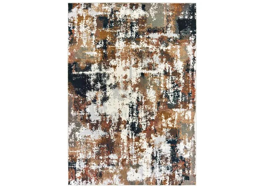 Bowen 6'7" x 9'6" Grey Rug