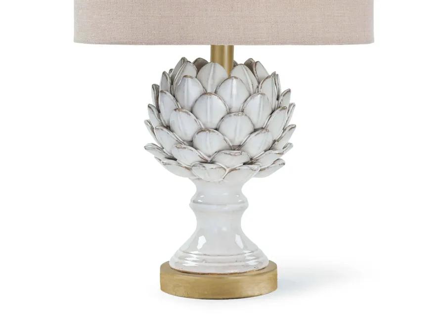 Leafy Artichoke Ceramic Table Lamp