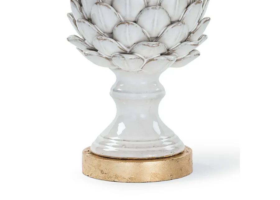 Leafy Artichoke Ceramic Table Lamp