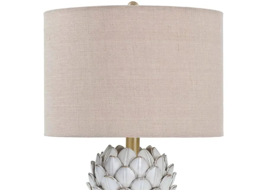 Leafy Artichoke Ceramic Table Lamp