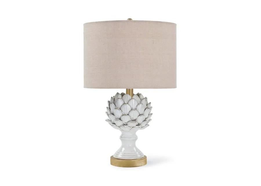 Leafy Artichoke Ceramic Table Lamp