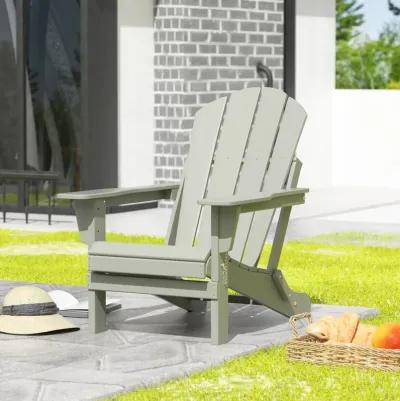 WestinTrends Outdoor Patio Folding Adirondack Chair