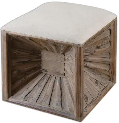 Uttermost Jia Wooden Ottoman