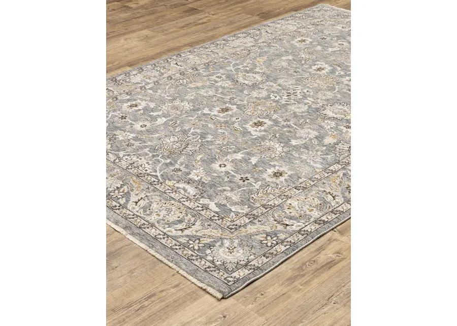 Maharaja 3'3" x 5' Blue Rug