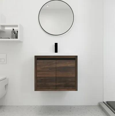 24 Inch Bathroom Cabinet with Sink, Soft Close Doors