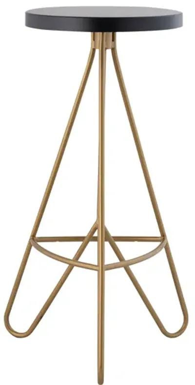 Trinity 30" Modern Industrial Iron Tripod Backless Bar Stool