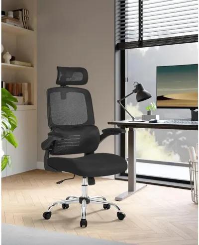 Adjustable Headrest Mesh Computer Chair for Ergonomic Comfort and Support