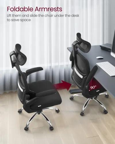 Adjustable Headrest Mesh Computer Chair for Ergonomic Comfort and Support